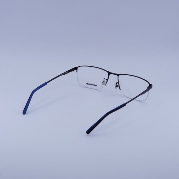 Montblanc MB0107O 001 Eyeglasses Black 56mm Rectangle Frame - Picture 9 of 10